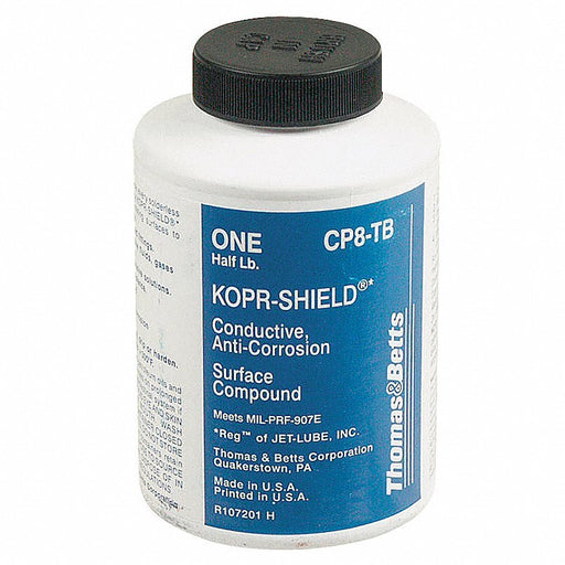 Thomas & Betts CP8-TB Anti Seize Compound, Copper Base, 8 Oz.
