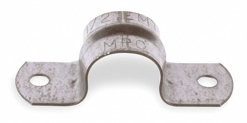 Approved Vendor 3LV29 Two Hole Conduit Strap, Steel