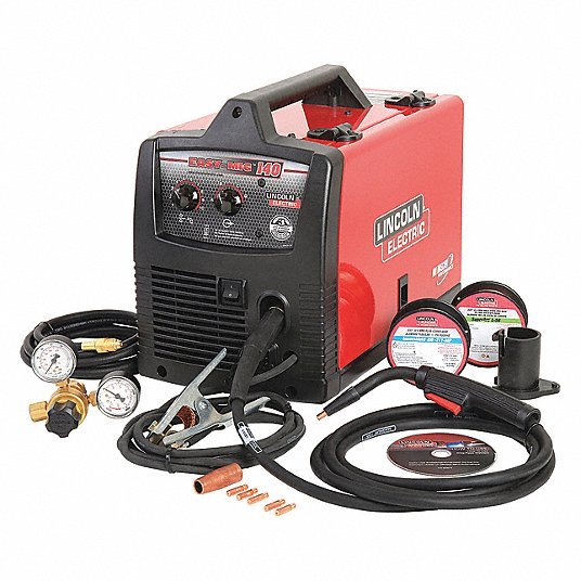 Lincoln K2697-1 MIG Welder, Easy MIG 140, 1, 120V AC, 30 to 140A DC, 20%