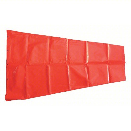 Redwood RW3LWE8 Replacement Windsock Nylon, 48 in Lg, 18 in Throat Dia, Orange, Windsock Only