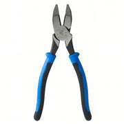 Klein J2000-9NE Linemans Plier Flat, 9 1/2 in Overall Lg, 1 5/8 in Jaw Lg, 1 1/4 in Jaw Wd, 5/8 in Jaw Thick, Steel
