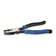 Klein J2000-9NE Linemans Plier Flat, 9 1/2 in Overall Lg, 1 5/8 in Jaw Lg, 1 1/4 in Jaw Wd, 5/8 in Jaw Thick, Steel