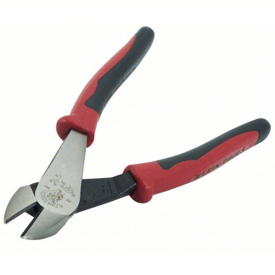 Klein J228-8 High Leverage Diagonal Cutting Plier Std, Straight, Oval, 7/8 in Jaw Lg, 1 1/4 in Jaw Wd, 6 - 8 in