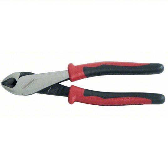 Klein J228-8 High Leverage Diagonal Cutting Plier Std, Straight, Oval, 7/8 in Jaw Lg, 1 1/4 in Jaw Wd, 6 - 8 in