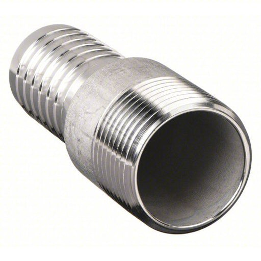 Redwood RW3LZ84 Barbed Hose Fitting For 1 in Hose I.D., 316 Stainless Steel x 316 Stainless Steel, Hose Barb x NPT