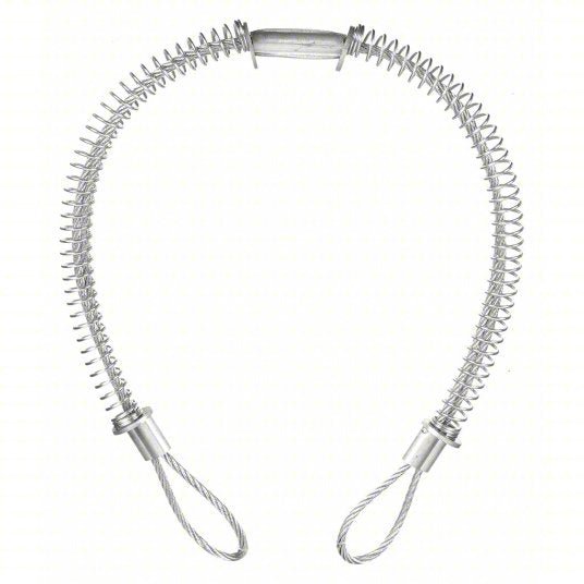 Redwood RW3MC05 Safety Cable Hose to Hose, 1 1/4 in Max Hose Size, 20.25 in Overall Lg, Steel, 1/8 in Cable Dia