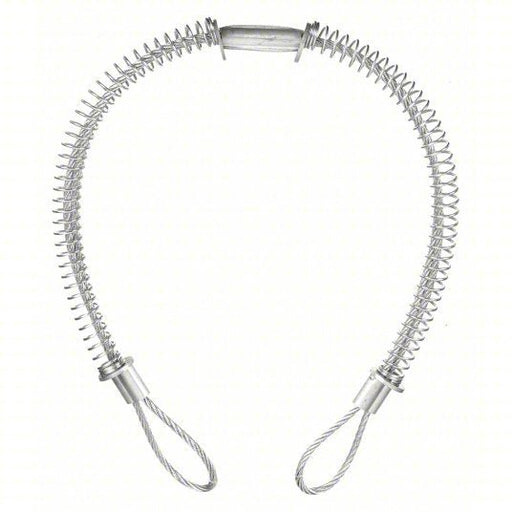Redwood RW3MC05 Safety Cable Hose to Hose, 1 1/4 in Max Hose Size, 20.25 in Overall Lg, Steel, 1/8 in Cable Dia