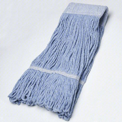 Ability One 7920-01-511-2918 Wet Mop String Mop, Clamp-On/Slide-On, Launderable, Blue