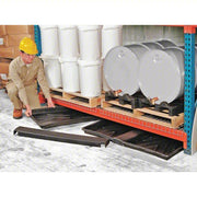 Ultratech 2370 Spill Tray 44 in L x 23 1/2 in W, 8 gal Spill Capacity, Black