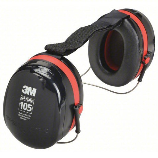 3M Peltor H10B Ear Muffs Behind-the-Neck, Passive, 29 dB NRR, Foldable, Foam/Polyurethane/PVC
