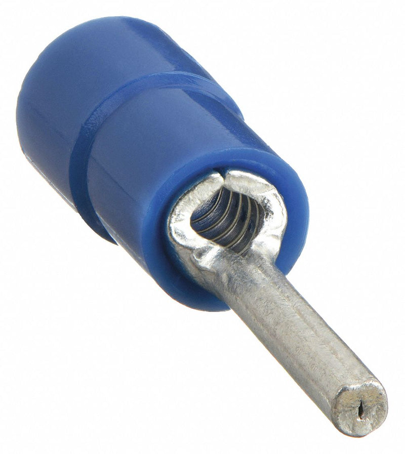 3M MVU14-47PX-A Pin Terminal, Blue, Vinyl, 0.075 in Pin Dia
