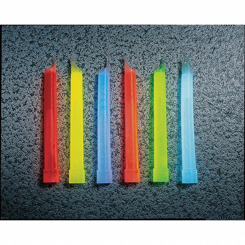 Cyalume 9-42300 Lightstick, Red, 1/2 hr., 6 In. L, PK10