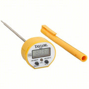 Taylor 9842 Digital Top Reading Non-Rolling Style Pocket Thermometer, 5 in Stem Lg