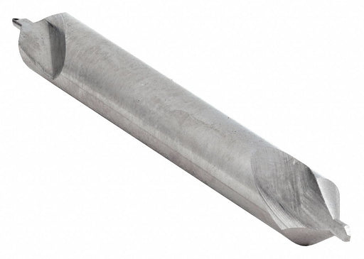 Keo 906-000-035 Center Drill, Plain Type, #0,  60°, 1 1/4 in Overall Lg, High Speed Steel