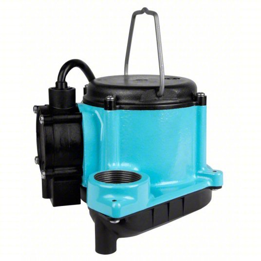 Little Giant 506158 1/3 HP 1-1/2 in. F Submersible Sump Pump 115V Diaphragm