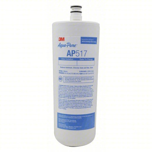 3M AP51711 Quick Connect Filter 5 micron, 1.8 gpm, 9 5/8 in Overall Ht, 3 1/4 in Dia, Under-Sink - Redwood.KV3P781