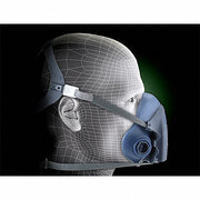 3M 7502 Half Mask Respirator 7500 Series, 0 Cartridges Included, Silicone, M Mask Size