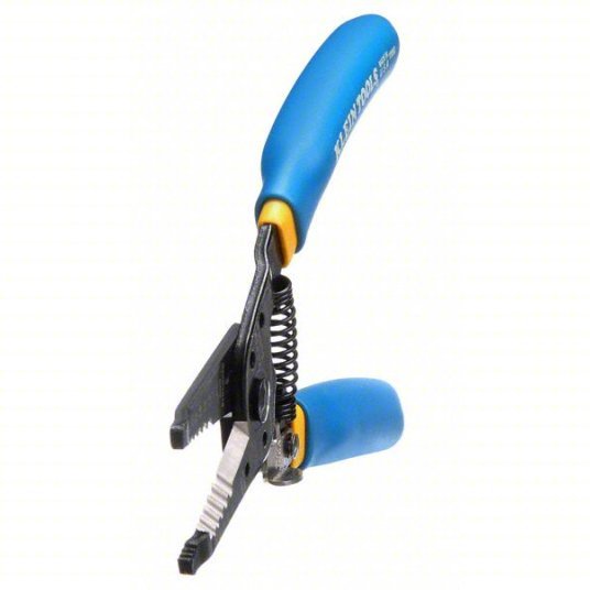 Klein 11055 Wire Stripper 18 AWG to 10 AWG, 7 1/8 in Overall Lg, Std Cushion Grip, 20 AWG to 12 AWG, 6 - 8 in