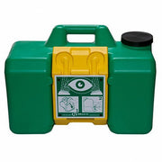 Haws 7501 Eyewash Station Gravity-Fed, 9 gal Cap, Eyes, Water Preservative, Media Sold Separately, Green