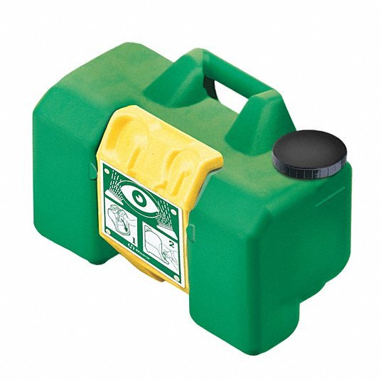 Haws 7501 Eyewash Station Gravity-Fed, 9 gal Cap, Eyes, Water Preservative, Media Sold Separately, Green