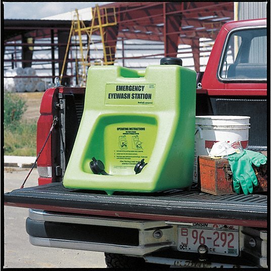 Honeywell 32-000200-0000 Eyewash Station Gravity-Fed, 16 gal Cap, Eyes, Saline Concentrate, Media Included, Bottle