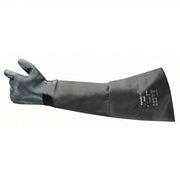 Alphatec 19-026 Chemical Resistant Gloves 85 mil Glove Thick, 26 in Glove Lg, Black, 8 Glove Size, 1 PR