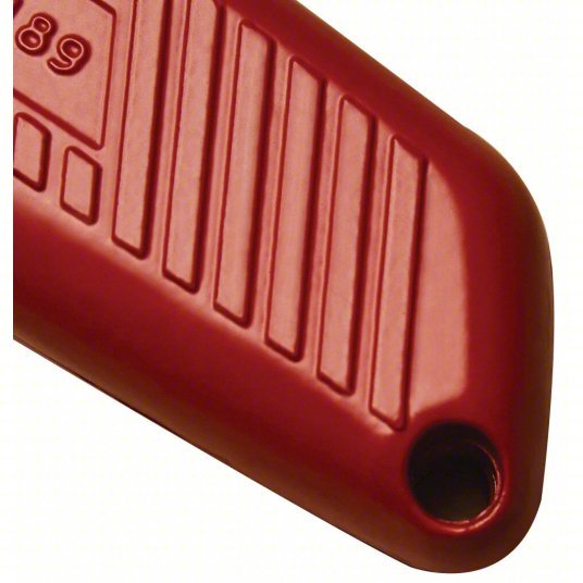 Stanley 10-189C Safety Knife 6 in Overall Lg, Textured, 1 1/4 in Overall Wd, Aluminum, Orange