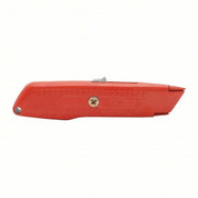 Stanley 10-189C Safety Knife 6 in Overall Lg, Textured, 1 1/4 in Overall Wd, Aluminum, Orange