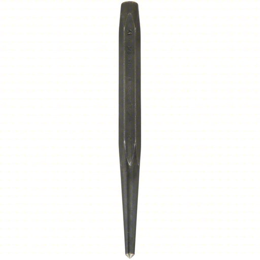 Proto J413/8 Center Punch 3/8 in Tip Size, Hexagon, 5 in Overall Lg, Plain Grip, Pouch, 3/8 in, 3/8 in Shank Wd