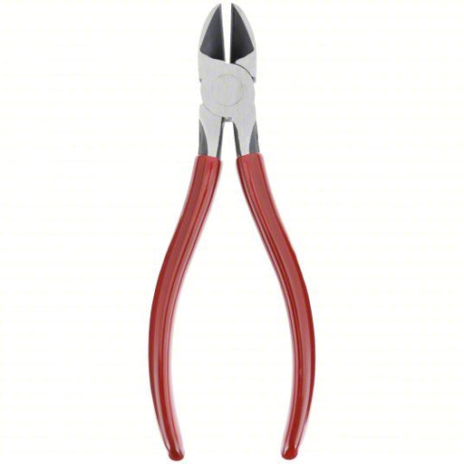 Proto J206G Diagonal Cutting Plier Std, Straight, Oval, 7/8 in Jaw Lg, 3/4 in Jaw Wd, 6 1/8 in Overall Lg, Red