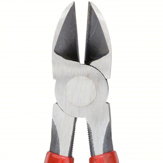 Proto J206G Diagonal Cutting Plier Std, Straight, Oval, 7/8 in Jaw Lg, 3/4 in Jaw Wd, 6 1/8 in Overall Lg, Red