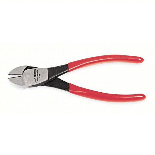 Proto J209G Diagonal Cutting Plier Flush, Straight, Oval, 2 1/8 in Jaw Lg, 7/8 in Jaw Wd, 7 3/8 in Overall Lg