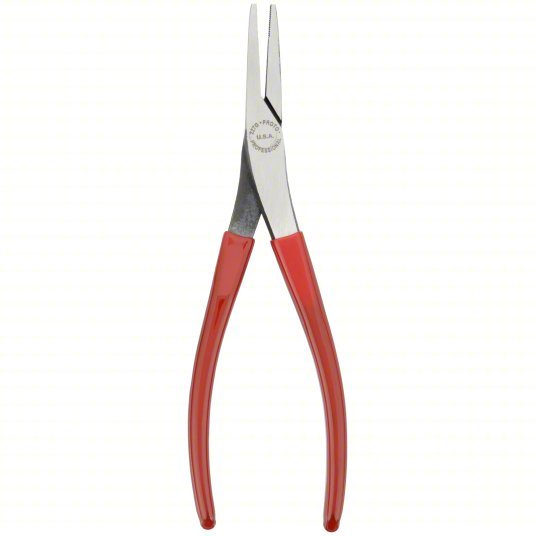 Proto J227G Duckbill Plier 2 in Max Jaw Opening, 7 3/4 in Overall Lg, 1 5/8 in Jaw Lg, 7/16 in Tip Wd, Serrated