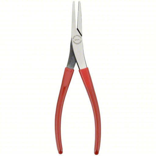 Proto J227G Duckbill Plier 2 in Max Jaw Opening, 7 3/4 in Overall Lg, 1 5/8 in Jaw Lg, 7/16 in Tip Wd, Serrated