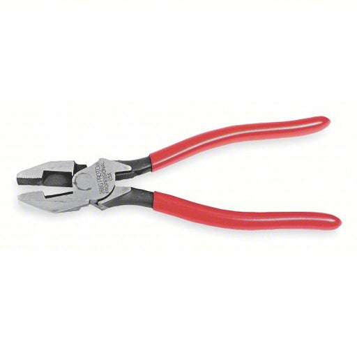 Proto J268G Linemans Plier 8 5/8 in Overall Lg, 1 1/2 in Jaw Lg, 1 1/4 in Jaw Wd, 5/8 in Jaw Thick, 6 - 8 in