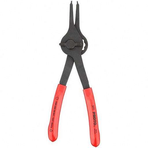 Proto J377 Retaining Ring Plier External/Internal, For 1 13/16 in to 3 in Bore Dia, 0.09 in Tip Dia, Manual