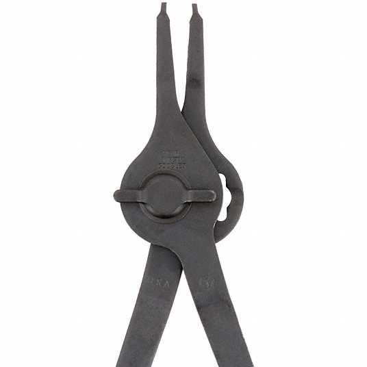 Proto J377 Retaining Ring Plier External/Internal, For 1 13/16 in to 3 in Bore Dia, 0.09 in Tip Dia, Manual