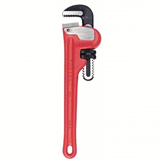 Proto J806HD Pipe Wrench Cast Iron, 3/4 in Jaw Capacity, Serrated, 6 in Overall Lg, I-Beam