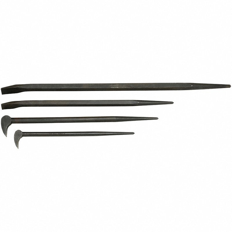 Proto J2100 Pry Bar 4 Piec Set, Forgd High Carbn Stel