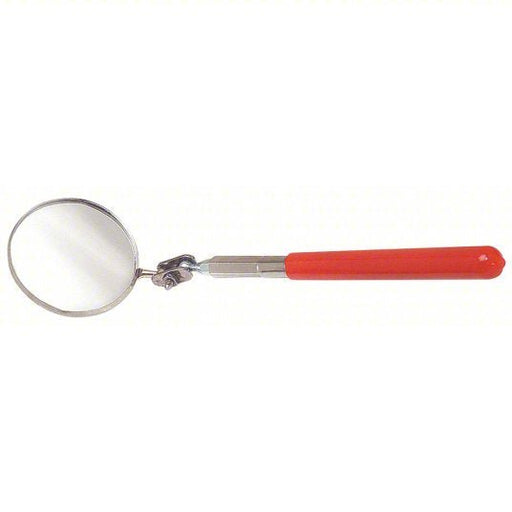 Proto J2372 Inspection Mirror 2 1/4 in Dia Mirror Size, Mirr. Mat. Glass, Mirr. Shp. Round
