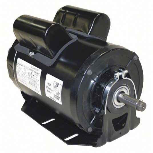 Century PD6104AV2 Agricultural Fan Motor 1, 1,725 Nameplate RPM, 115/230V AC, 56, Auto, Keyed, Cradle Base