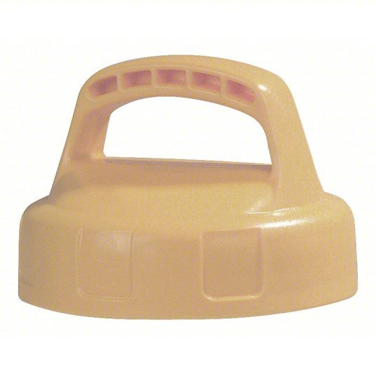 Oil Safe 100100 Storage Lid No Spout, Plastic Material, Tan