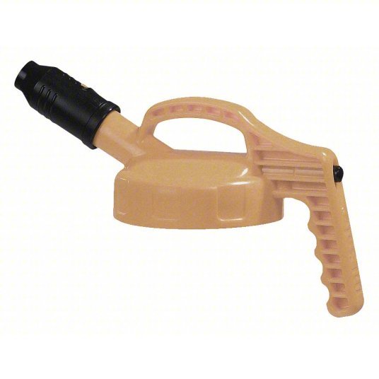 Oil Safe 100500 Stumpy Spout Lid Rigid, 4 3/4 in Spout Lg, 1 in Spout Outside Dia, 5.79 in Lid Outside Dia