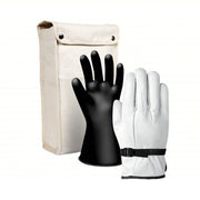 Salisbury GK011B/10 Electrical Glove Kit 1000V AC / 1500V DC, 11 in Glove Lg, Black, Type I, 1 PR