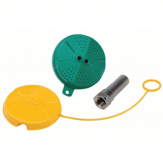 Haws SP65 Eyewash Spray Head SP65, Plastic, Yellow