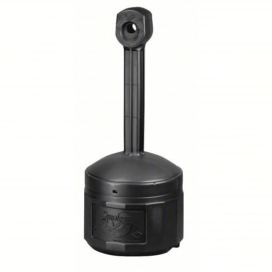 Justrite 26800D Cigarette Receptacle 4 gal Capacity, 38 1/2 in Ht, 16 1/2 in Wd, 16 1/2 in Base Dia.