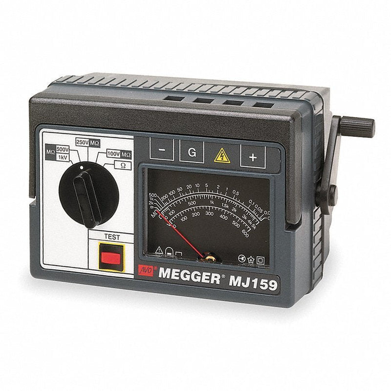 Megger MJ159 Hand Cranked Megohmmeter, 1000VDC