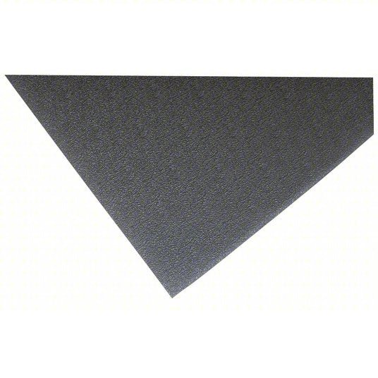 Notrax 411S0435BL Antifatigue Mat, Black, 5 ft. L x 3 ft. W, PVC Foam, Pebble Surface Pattern, 9/16" Thick