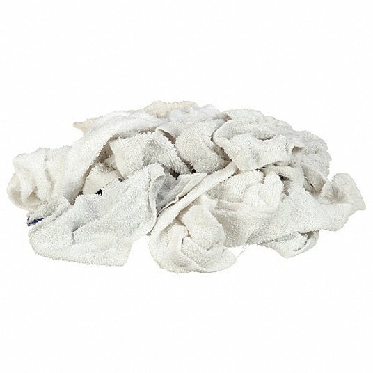 Redwood 537-25N Recycled Cotton Turkish Shop Towels 25 lb. White