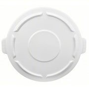 Rubbermaid FG264560WHT Trash Can Top BRUTE(R), Round, Flat, For 44 gal Cntnr Cap, Plastic